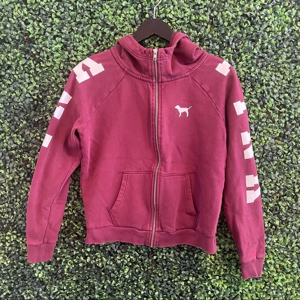 Pink Zip up Hoodie